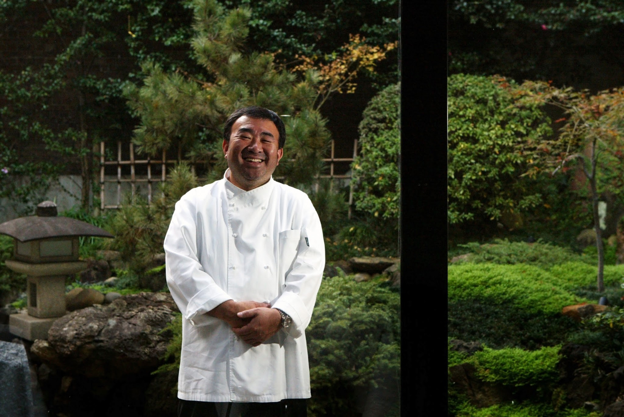 Chef Tetsuya Wakuda at his Sydney restaurant Tetsuya's